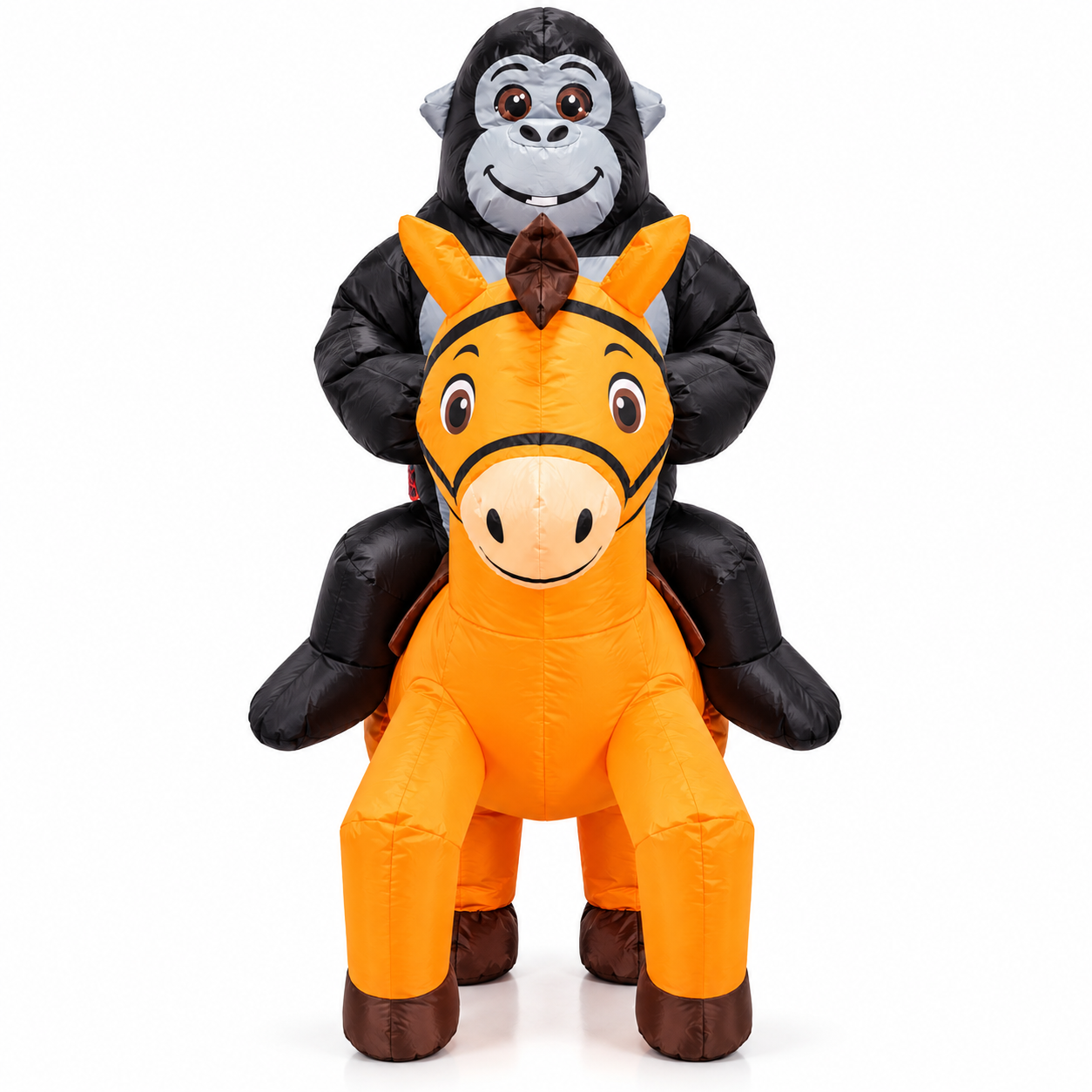 Inflatable Gorilla Riding Horse Costume for Adults - Image 2